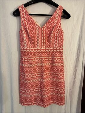 Boden Sleeveless V-Neck Patterned Women's Dress